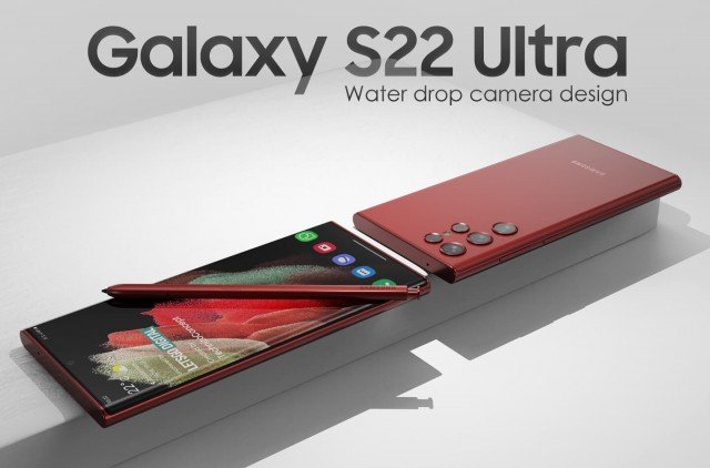 Samsung Galaxy S22 Ultra - New Renders with S Pen and New Camera Design