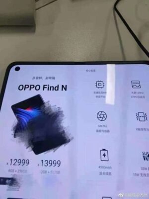 Oppo Find N Price Tags